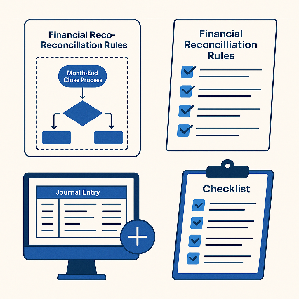 Controller’s Month-End Pack: Close Scripts & Reconciliation Rules